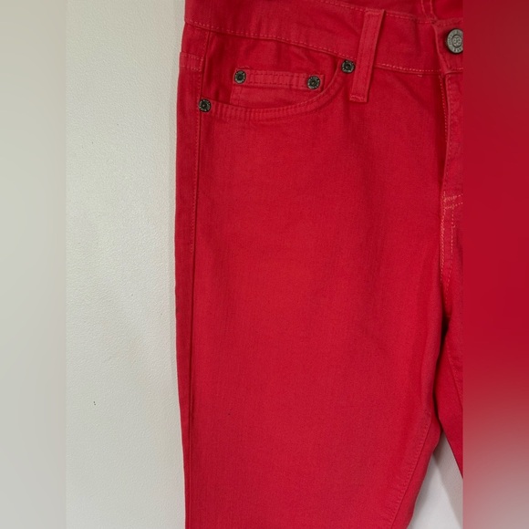 Judy Blue Women’s Straight Leg Red Jeans Size 7 - Picture 2 of 8